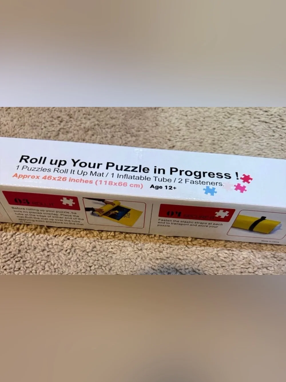 Puzzle Roll-Up Mat Organizer
